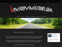 Tablet Screenshot of lynsdrivingschool.com